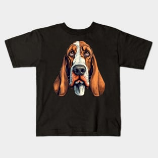 Basset hound <3 Kids T-Shirt